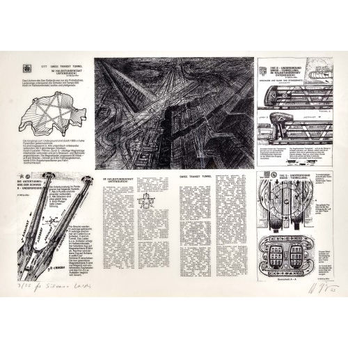HANS-RUEDI GIGER : 'Swiss Transit Tunnel' (DOBIASCHOFSKY AUKTIONEN AG)
