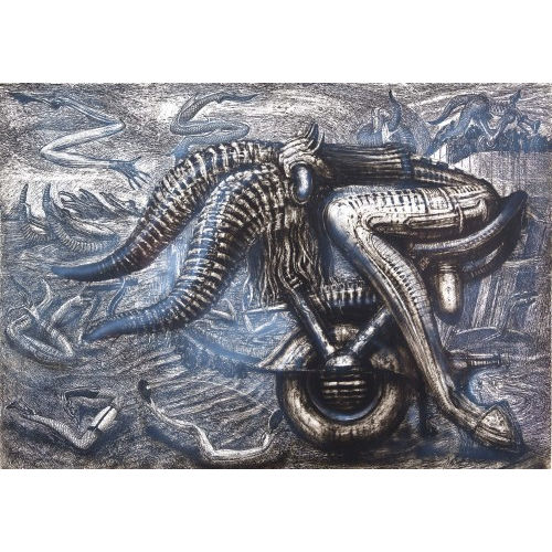 HANS-RUEDI GIGER : 'Taurus Zodiac' (DOBIASCHOFSKY AUKTIONEN AG)
