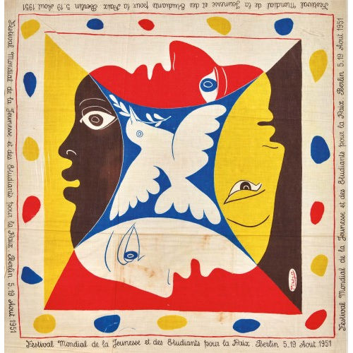 PABLO PICASSO : 'Festival Mondial de la Jeunesse pour la Paix' (DOBIASCHOFSKY AUKTIONEN AG)