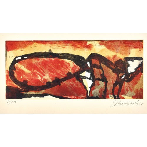 EMIL SCHUMACHER : 'Komposition 13/1964' (DOBIASCHOFSKY AUKTIONEN AG)