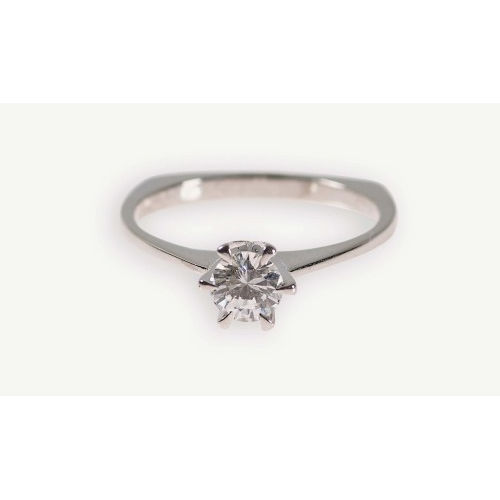SOLITAIRE-RING : (DOBIASCHOFSKY AUKTIONEN AG)