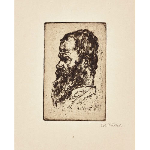 �DOUARD VALLET : 'Paysan, profil' (DOBIASCHOFSKY AUKTIONEN AG)