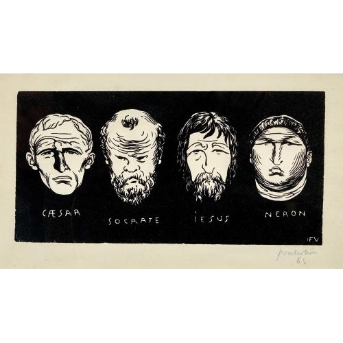 F�LIX VALLOTTON : 'Caesar, Socrates, Jesus, Nero' (DOBIASCHOFSKY AUKTIONEN AG)