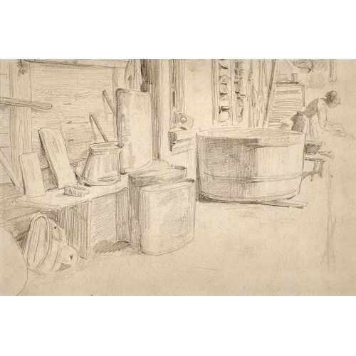 ALBERT ANKER : 'Interieur mit W�scherin' (DOBIASCHOFSKY AUKTIONEN AG)