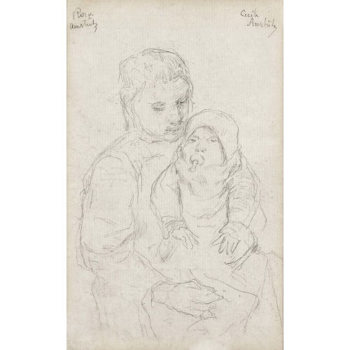 ALBERT ANKER : Die Schwestern Rosa und Cecile Amstutz (DOBIASCHOFSKY AUKTIONEN AG)