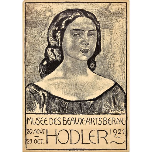 CUNO AMIET : 'Mus�e des Beaux-Arts Berne Hodler 1921' (DOBIASCHOFSKY AUKTIONEN AG)
