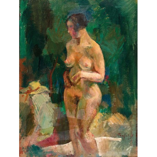 FRIEDRICH TRAFFELET : 'Le mod�le' (DOBIASCHOFSKY AUKTIONEN AG)