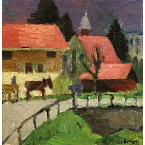 ARNOLD BR�GGER : 'Landschaft' (DOBIASCHOFSKY AUKTIONEN AG)