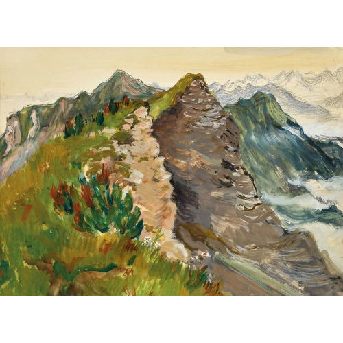 JOHANN PETER FL�CK : Berglandschaft (DOBIASCHOFSKY AUKTIONEN AG)