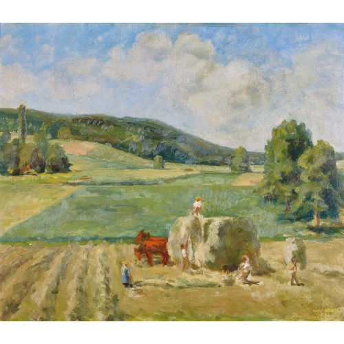 HANS ZAUGG : 'Im Heuet' (DOBIASCHOFSKY AUKTIONEN AG)