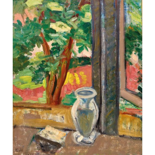 ERNST MORGENTHALER : Am Fenster (DOBIASCHOFSKY AUKTIONEN AG)