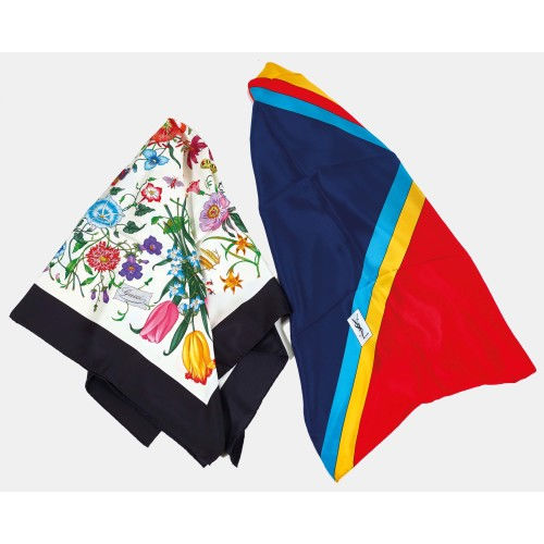 FOULARDS : Paris und Florenz, 20. Jh. (Yves St. Laurent/Gucci) (DOBIASCHOFSKY AUKTIONEN AG)