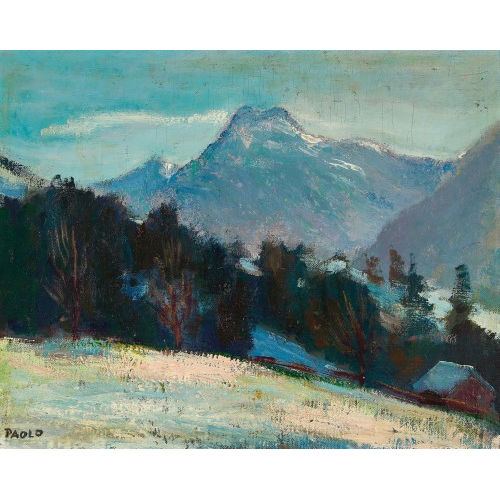 PAUL JAKOB) PAOLO (EIGTL. M�LLER : Berglandschaft (DOBIASCHOFSKY AUKTIONEN AG)