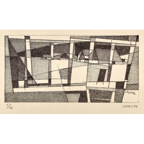 JEAN-PIERRE (EIGTL. SCHMID LERMITE : 'Petite verri�re / Les Places' (DOBIASCHOFSKY AUKTIONEN AG)