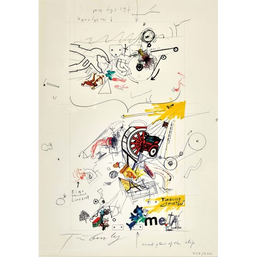 JEAN TINGUELY : Konstuktionsentwurf (DOBIASCHOFSKY AUKTIONEN AG)