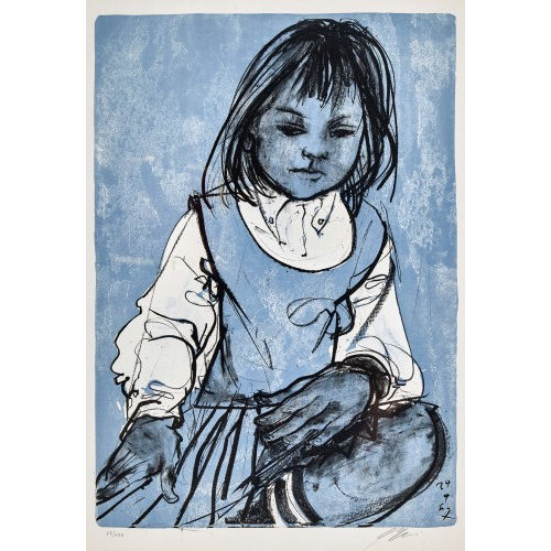 HANS ERNI : 'Sibylle auf Blau' (DOBIASCHOFSKY AUKTIONEN AG)