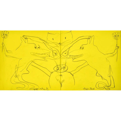 DIETER ROTH : 'Dogs - 128 zweih�ndige Schnellzeichnungen' (DOBIASCHOFSKY AUKTIONEN AG)