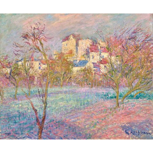 GUSTAVE LOISEAU : 'Le verger en hiver' (DOBIASCHOFSKY AUKTIONEN AG)