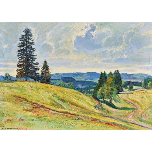 CHARLES L'EPLATTENIER : 'Contre jour' (DOBIASCHOFSKY AUKTIONEN AG)