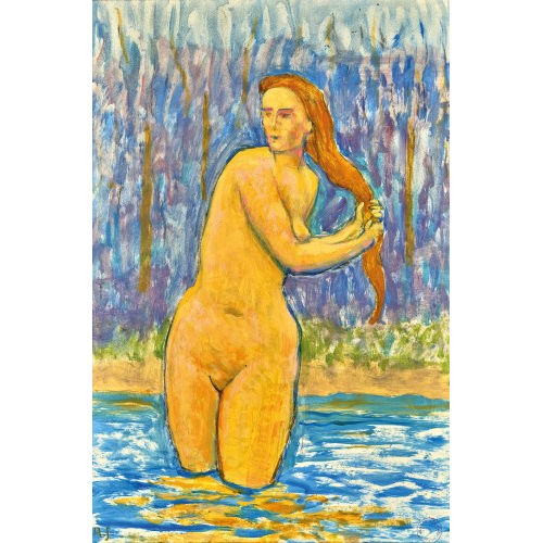 ALBERT SCHMIDT : La baigneuse (DOBIASCHOFSKY AUKTIONEN AG)