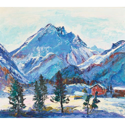 HANS RUDOLF MEYER : 'Pizzo di Forno (Maloja)' (DOBIASCHOFSKY AUKTIONEN AG)