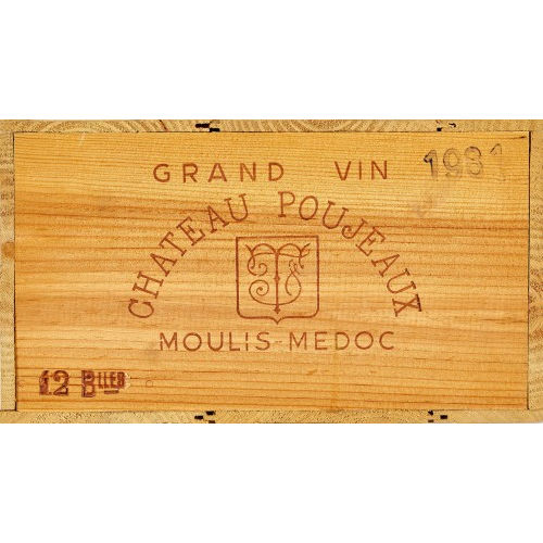 WEIN : Ch�teau Poujeaux 1981 (DOBIASCHOFSKY AUKTIONEN AG)