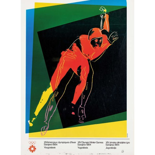 ANDY (EIGTL. WARHOLA WARHOL : 'XIV�mes jeux olympiques d'hiver Sarajevo 1984' (DOBIASCHOFSKY AUKTIONEN AG)