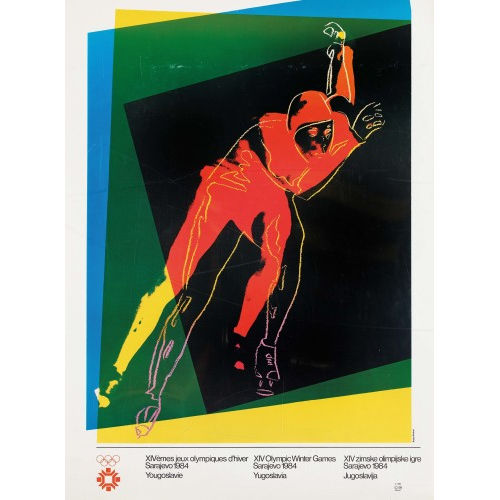 ANDY (EIGTL. WARHOLA WARHOL : 'XIV�mes jeux olympiques d'hiver Sarajevo 1984' (DOBIASCHOFSKY AUKTIONEN AG)