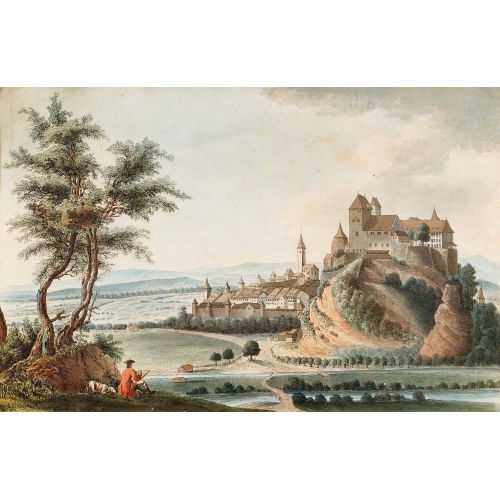 CASPAR WOLF : 'Vue de Berthoud' (DOBIASCHOFSKY AUKTIONEN AG)