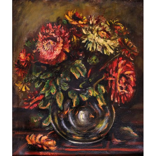 ANDR� JEAN EVARD : Nature morte aux fleurs (DOBIASCHOFSKY AUKTIONEN AG)