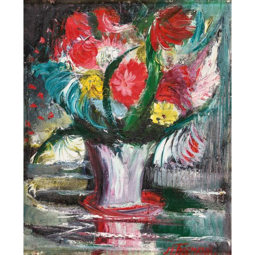 JANIS FERDINANDS TIDEMANIS : Blumenstillleben (DOBIASCHOFSKY AUKTIONEN AG)