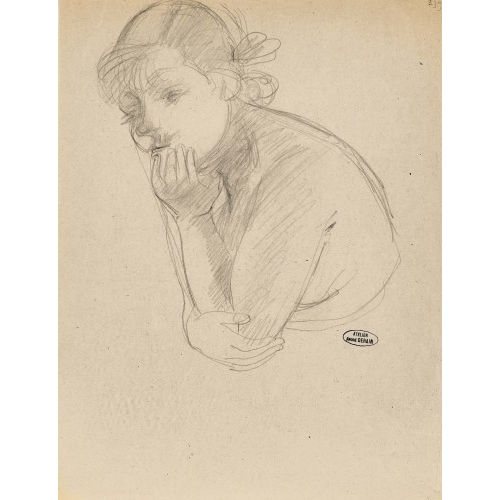 ANDR� DERAIN : Sinnendes M�dchen (DOBIASCHOFSKY AUKTIONEN AG)