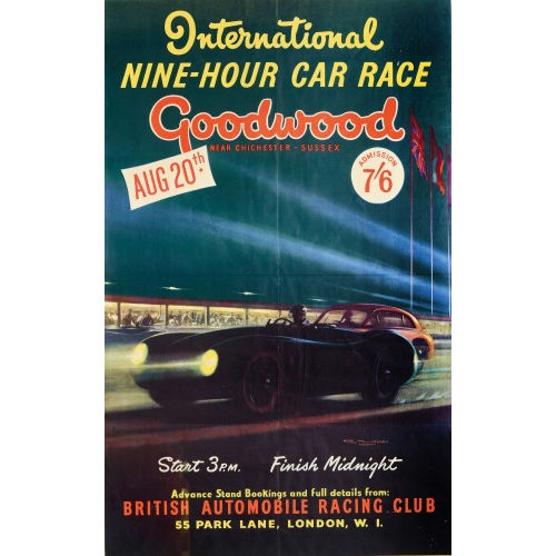 ROY NOCKOLDS : 'Nine-Hour Car Race Goodwood' (DOBIASCHOFSKY AUKTIONEN AG)