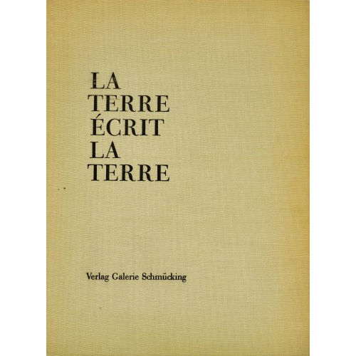 ZORAN ANTONIO MUSIC : 'La Terre �crit la Terre' (DOBIASCHOFSKY AUKTIONEN AG)