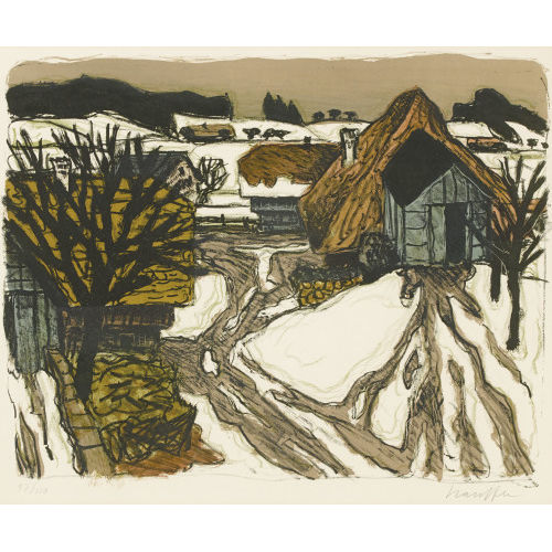 FRED STAUFFER : Schneeschmelze (DOBIASCHOFSKY AUKTIONEN AG)