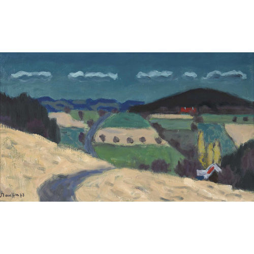 FRED STAUFFER : Sommerliche Landschaft bei Oberbalm (DOBIASCHOFSKY AUKTIONEN AG)