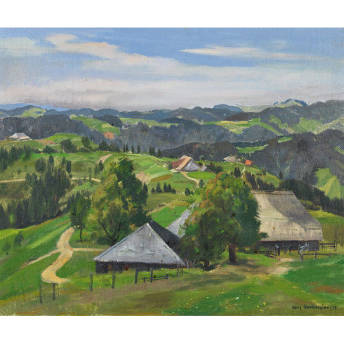 HANS GARTMEIER : Emmentaler Landschaft (DOBIASCHOFSKY AUKTIONEN AG)