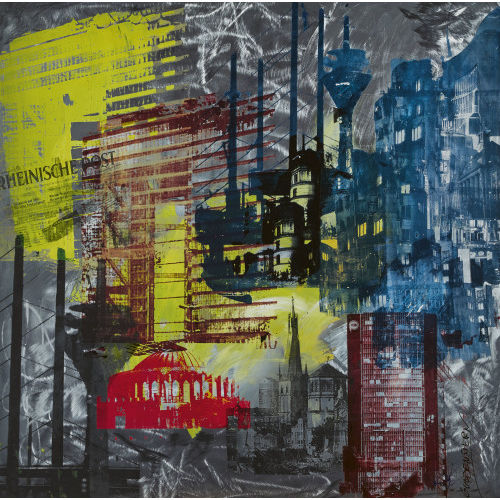 PETER UND SMOLKA GULDENSTERN (EIGENT. WOLFRAMM : D�sseldorfer Collage (DOBIASCHOFSKY AUKTIONEN AG)