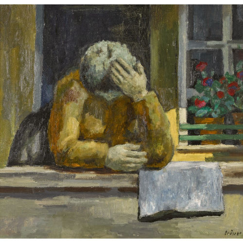 ARNOLD BR�GGER : 'Auf der Laube' (DOBIASCHOFSKY AUKTIONEN AG)