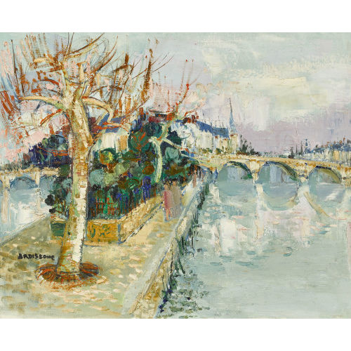 YOLANDE ARDISSONE : 'Le jardin du vert-galant' (DOBIASCHOFSKY AUKTIONEN AG)
