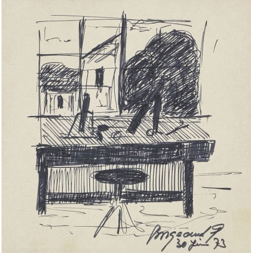 GEORGES BORGEAUD : Interieur (DOBIASCHOFSKY AUKTIONEN AG)