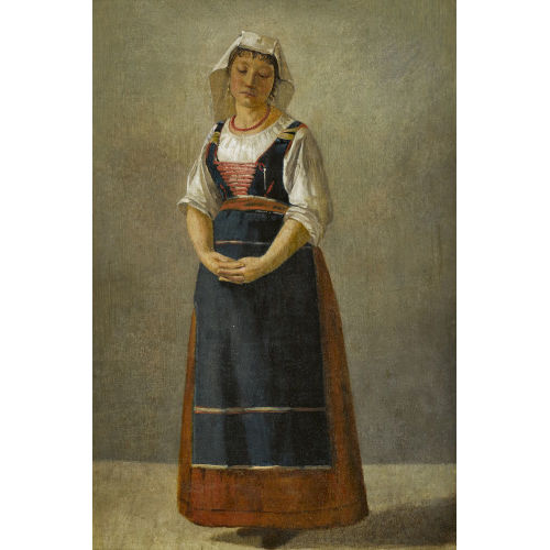 L�OPOLD LOUIS ROBERT : La jeune italienne (DOBIASCHOFSKY AUKTIONEN AG)