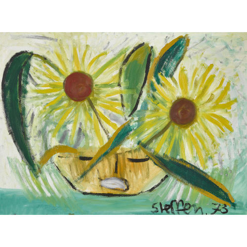 WALTER ARNOLD STEFFEN : Sonnenblumen (DOBIASCHOFSKY AUKTIONEN AG)