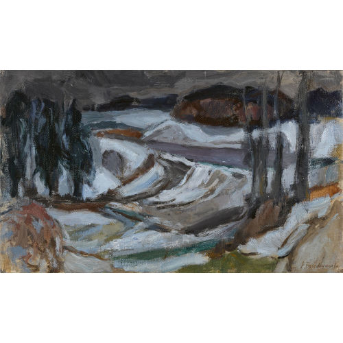ROGER PAUL FROIDEVAUX : 'Richesse d'hiver' (DOBIASCHOFSKY AUKTIONEN AG)
