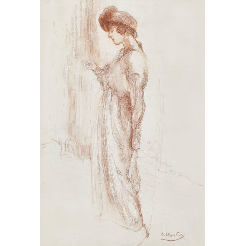 OTTO VAUTIER : Jeune femme (DOBIASCHOFSKY AUKTIONEN AG)