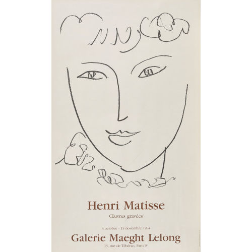 HENRI MATISSE : 'Henri Matisse Galerie Maeght Lelong' (DOBIASCHOFSKY AUKTIONEN AG)