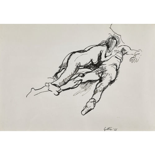 RENATO GUTTUSO : 'Amanti' (DOBIASCHOFSKY AUKTIONEN AG)