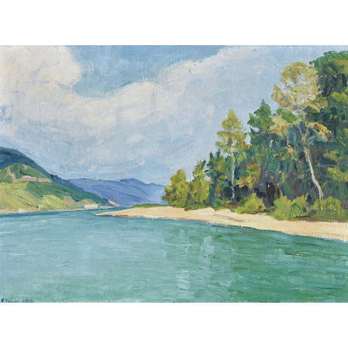 ERNST SAMUEL GEIGER : 'Bei der Petersinsel' (DOBIASCHOFSKY AUKTIONEN AG)