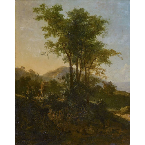 FRIEDRICH WILHELM MORITZ : 'Vendangeurs quittent les vignes au-dessus du Mai!' (DOBIASCHOFSKY AUKTIONEN AG)
