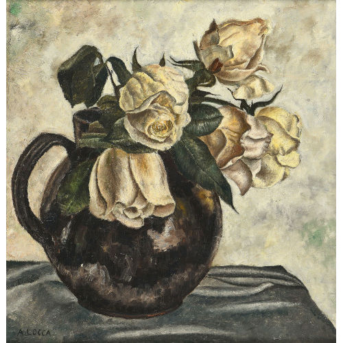 ALBERT LOCCA : 'Les roses jaunes' (DOBIASCHOFSKY AUKTIONEN AG)